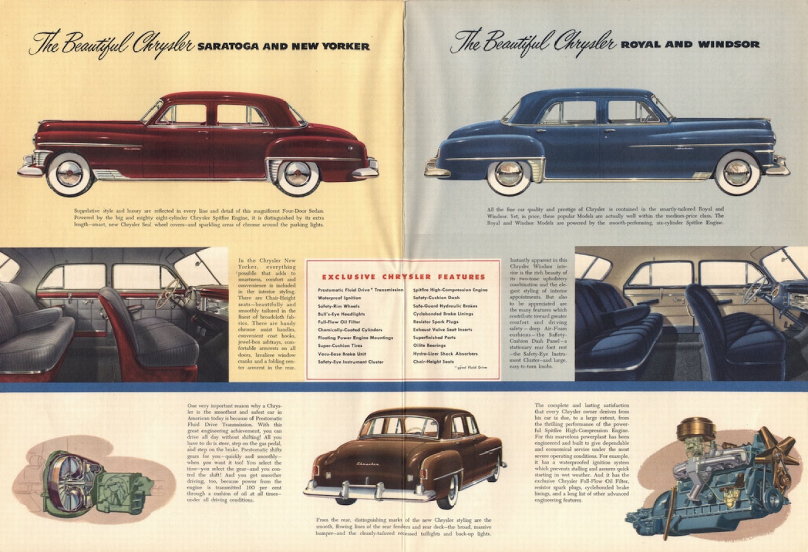 1950 Chrysler Full-Line Foldout Page 3